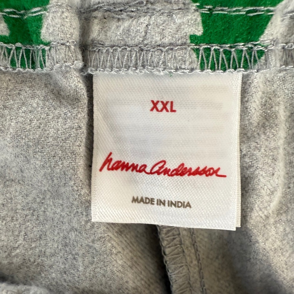 Hanna Andersson XXL Christmas Tree Print Pajama Pants Loungewear Holiday Unisex - Picture 4 of 9